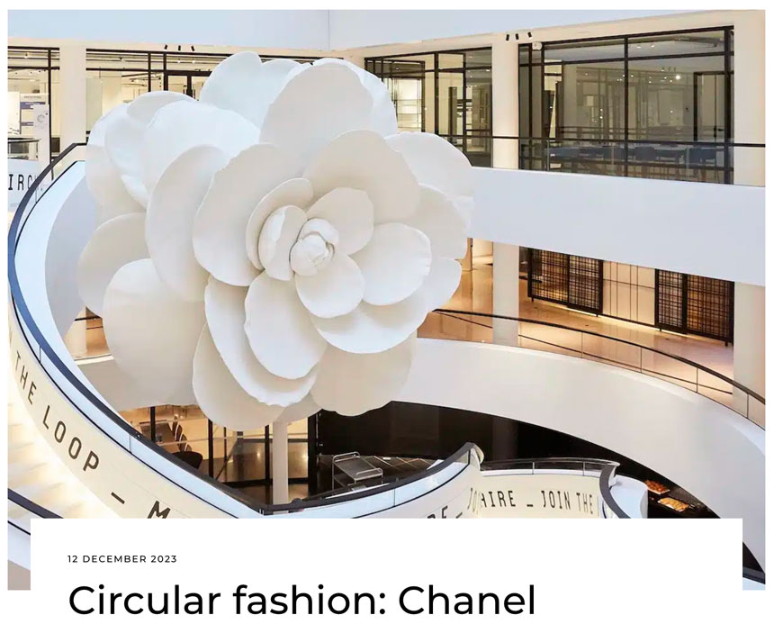 Chanel circular fashion