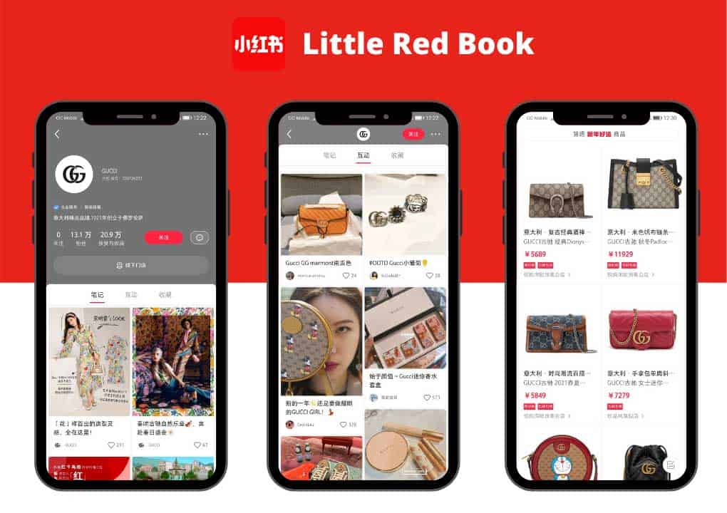 Luxury e-tailing e-commerce - Little Red Book live-streaming platform [Credit: Daily Urban Dose]