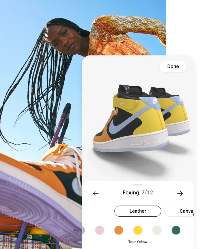 Nike mobile app Luxury e-tailing market trends